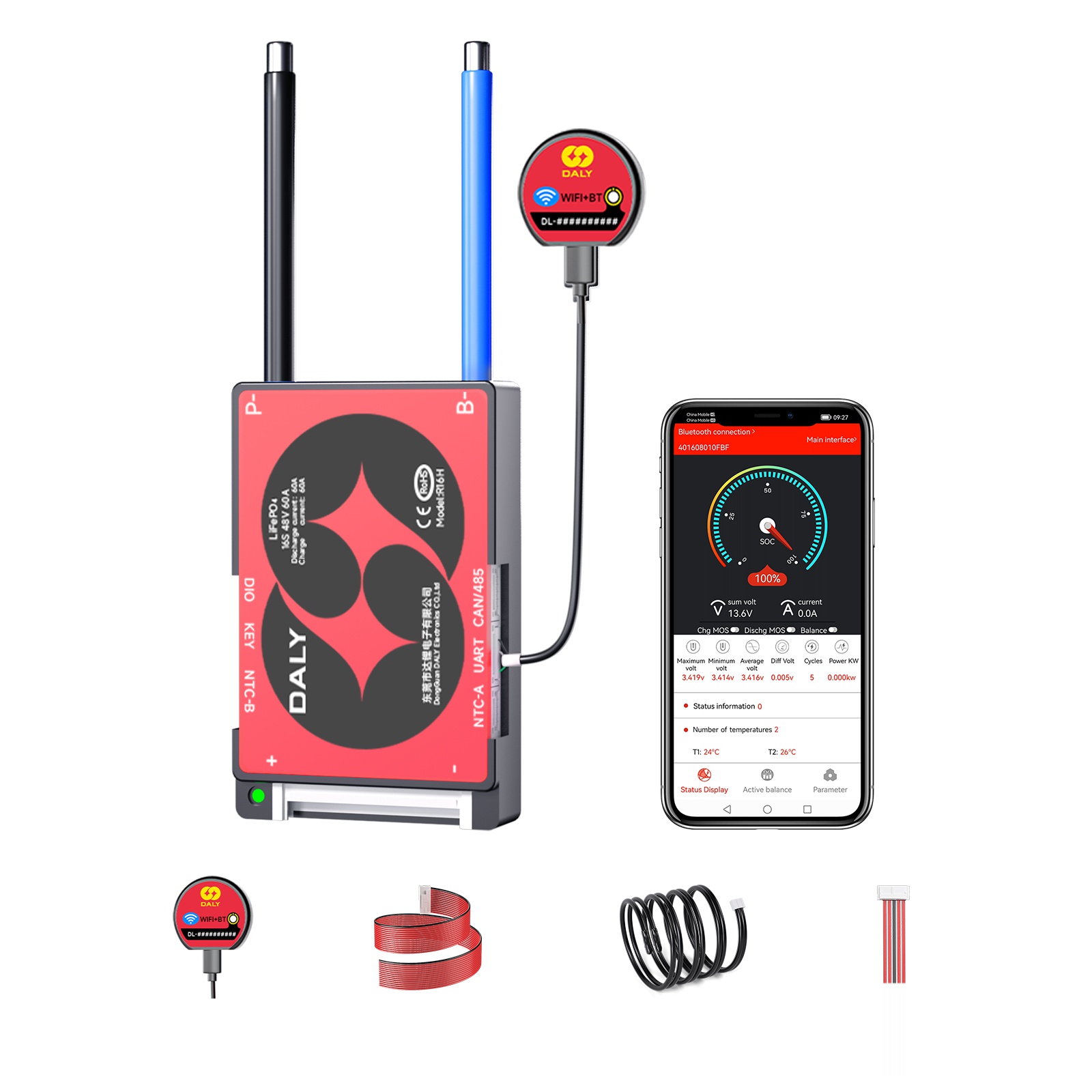 Lifepo4 Battery BMS 12S